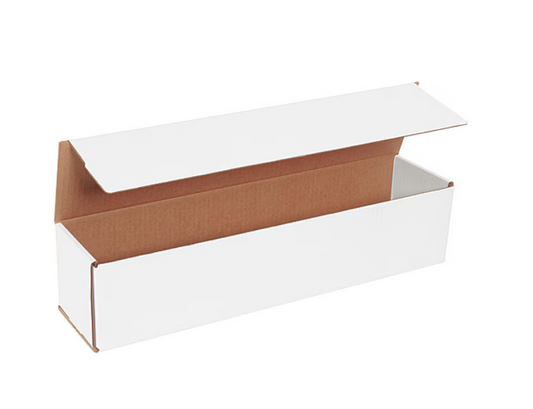 Corrugated Mailers, 20" x 4" x 4", White, 50/Bundle