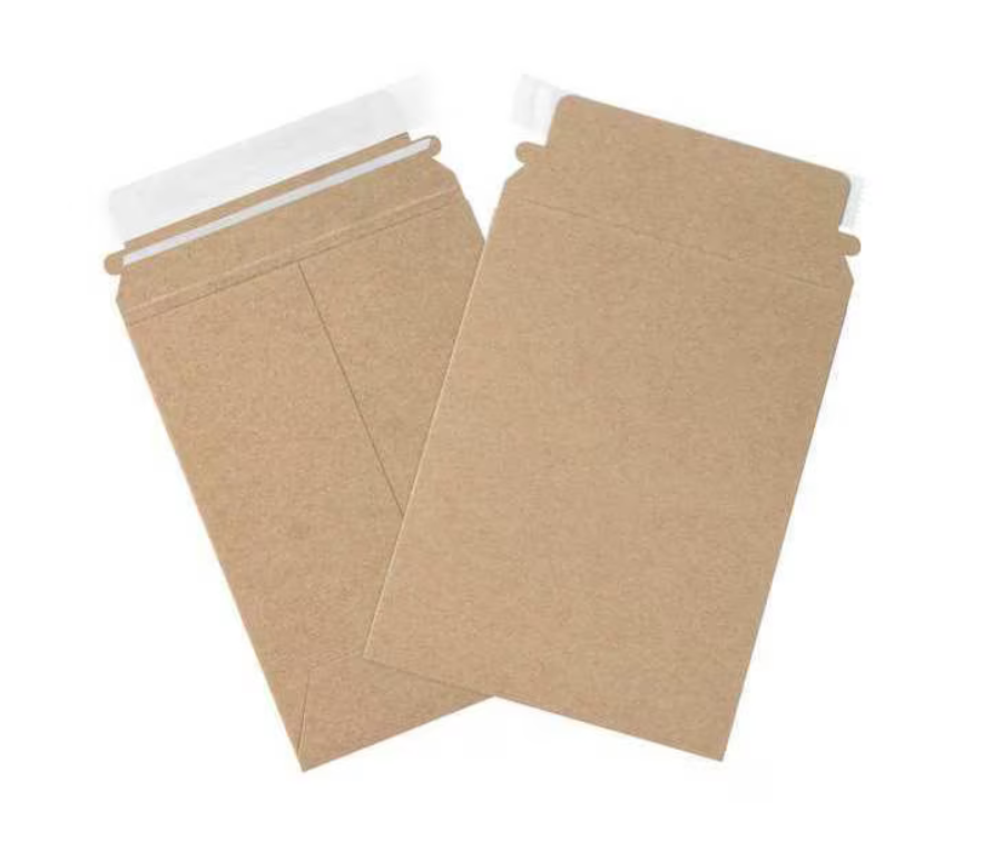 Self-Seal Flat Mailers, 6" x 8", Kraft, 100/Case