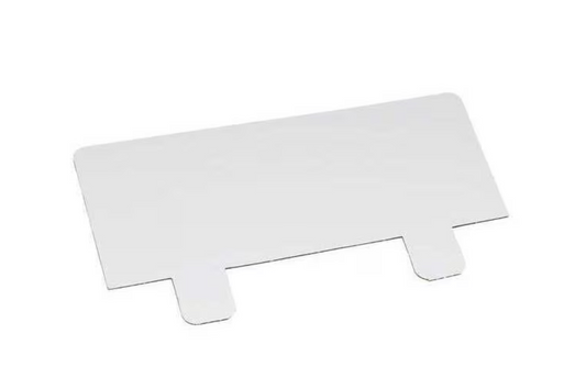 Tray Counter Display Header Card, White, 10/Bundle