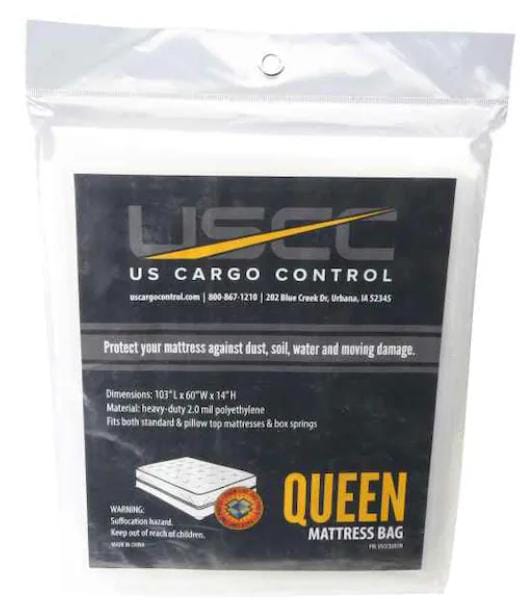 48 Pack Heavy Duty Plastic Mattress Bag: Queen