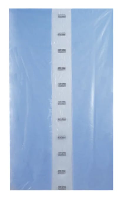 48" x 80" VCI Gusset Poly Bags, 4 mil, Blue