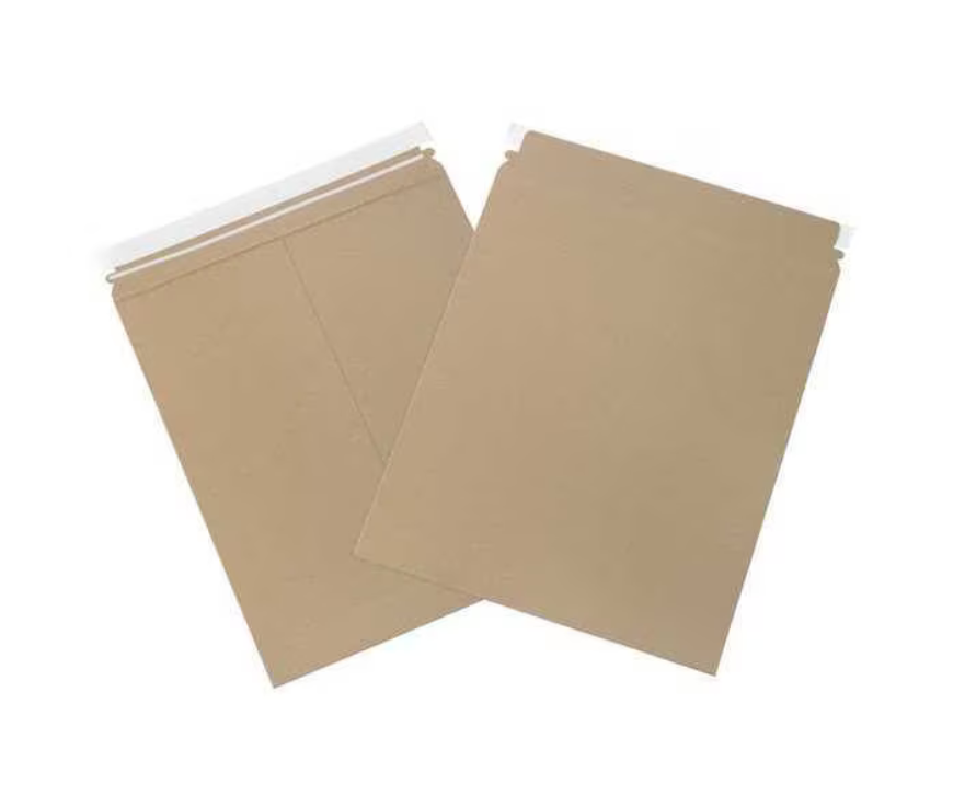 Self-Seal Flat Mailers, 12 3/4" x 15", Kraft, 100/Case