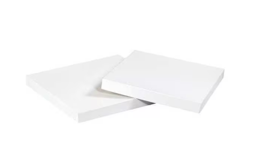 Deluxe Gift Box Lids, 12" x 12", White, 50/Case