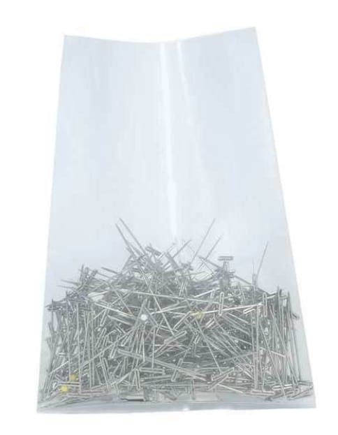 52" x 60" Flat Poly Bags, 4 mil, Clear