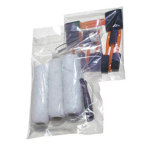 10" x 8" Open Poly Bags, 6 mil, Clear