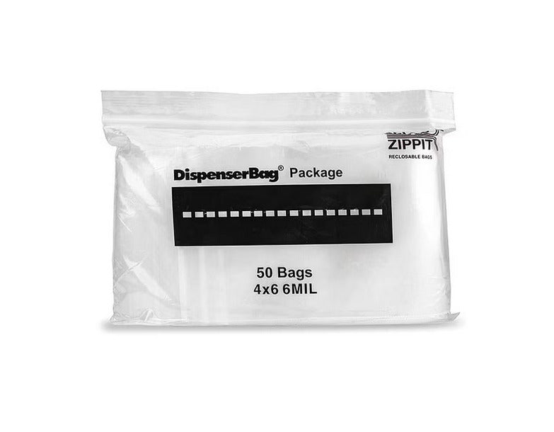 Reclosable Poly Bag 6-MIL, 4"x 6", Clear