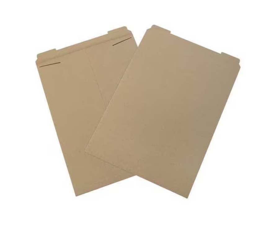 Flat Mailers, 12 3/4" x 15", Kraft, 100/Case