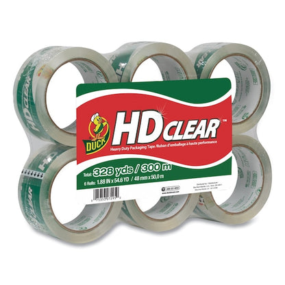 Packaging Tape, HD, 1.88"x55 yd., Clear, PK6