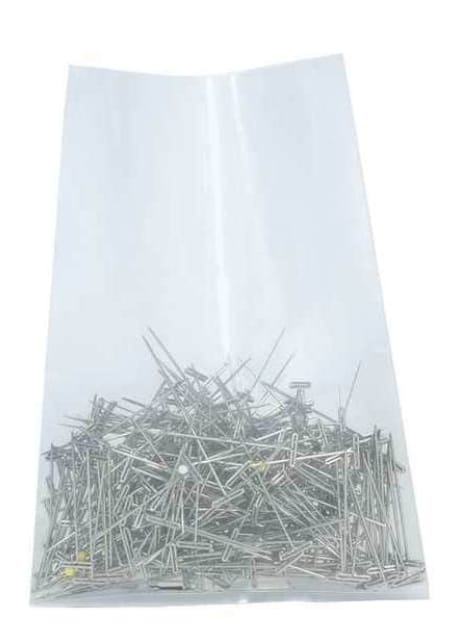 6" x 20" Flat Poly Bags, 4 mil, Clear