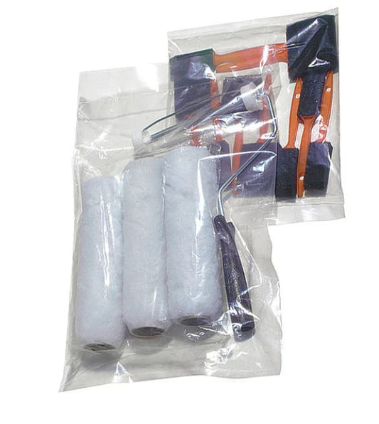 6" x 4" Open Poly Bags, 1 mil, Clear