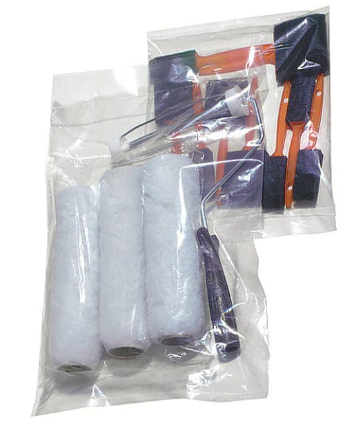 6" x 4" Open Poly Bags, 2 mil, Clear 1/pack