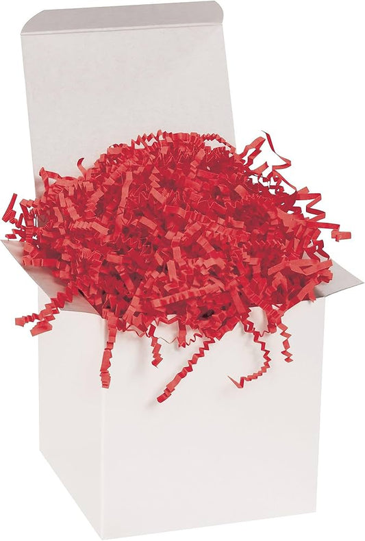 Crinkle Paper, Red, 40 Lbs./Case