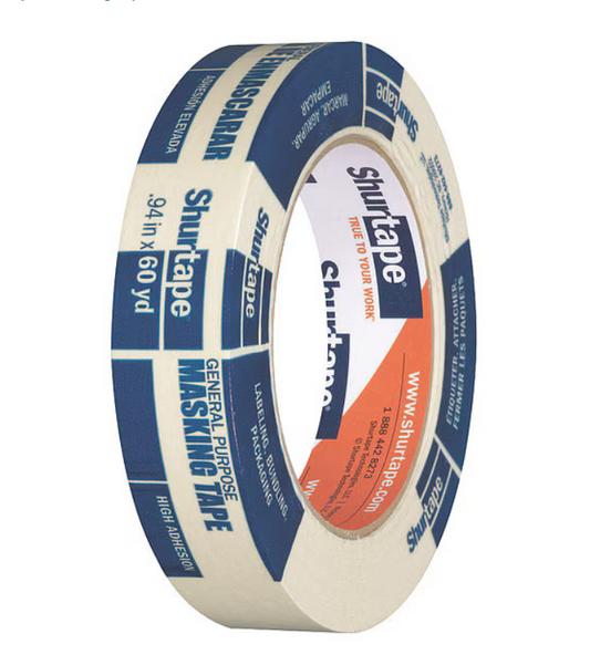 Masking Tape, Natural, 24mm x 55m