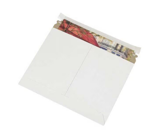 Utility White Flat Mailers, 11 1/2" x 9", White, 200/Case