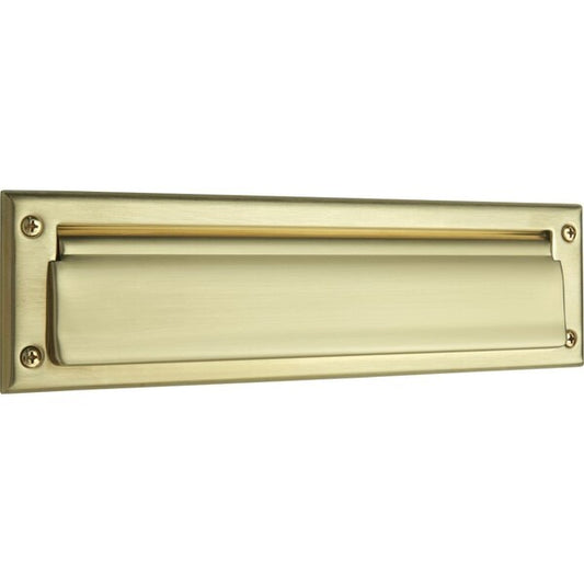 Estate Lifetime Satin Brass Mail Slot