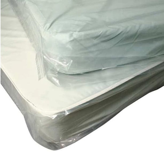 90" x 60" Mattress Bags, 4 mil, Clear