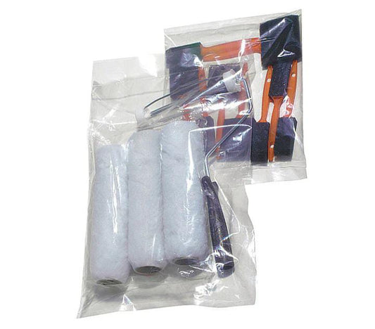 9" x 6" Open Poly Bags, 1 mil, Clear