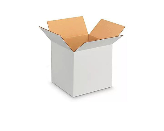 Corrugated Boxes, 9" x 9" x 9", White