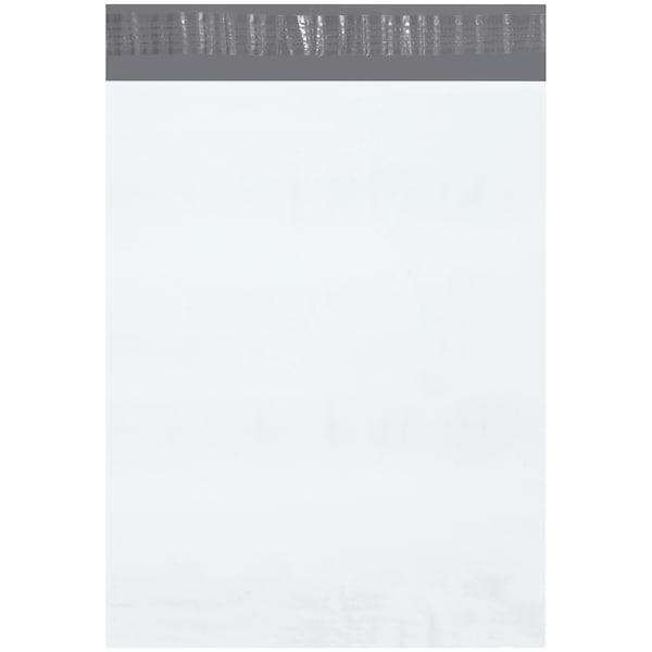 Poly Mailers, 12" x 15 1/2", White, PK500