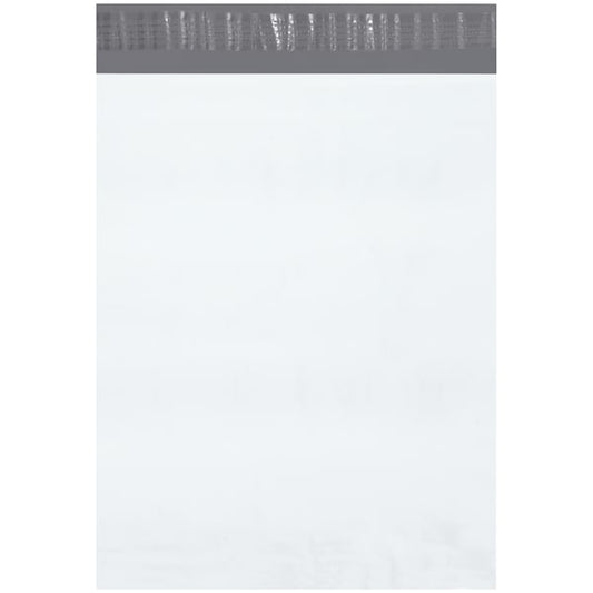 Poly Mailers, 12" x 15 1/2", White, PK500