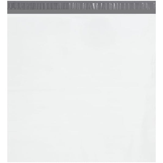 Poly Mailers with Tear Strip, 24" x 24", White, PK200