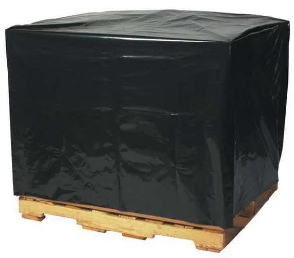 Black Pallet Cover, 48" W, 48" L, 40" H