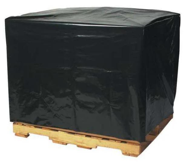 Black Pallet Cover, 48" W, 48" L, 50 PK