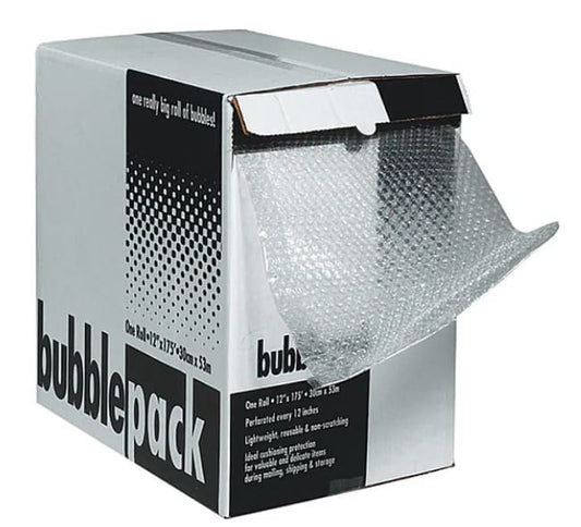 Bubble Dispenser Pack, 1/2" x 12" x 50', Clear, 1/Each