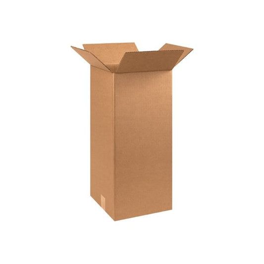 10 x 10 x 24'' Tall Corrugated Boxes, 25PK