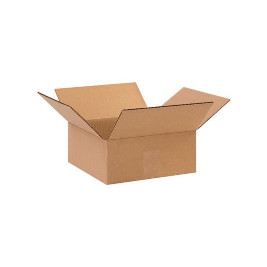 6 x 6 x 2'' Flat Corrugated Boxes, 25PK
