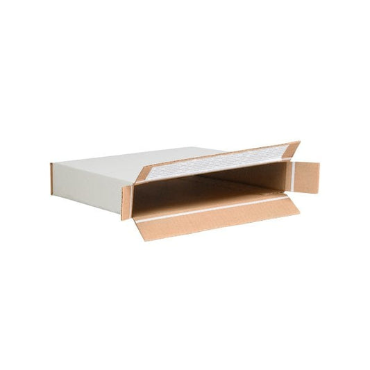 10-7/8 x 2 x 12-1/4'' FOL Self Seal White, 25PK