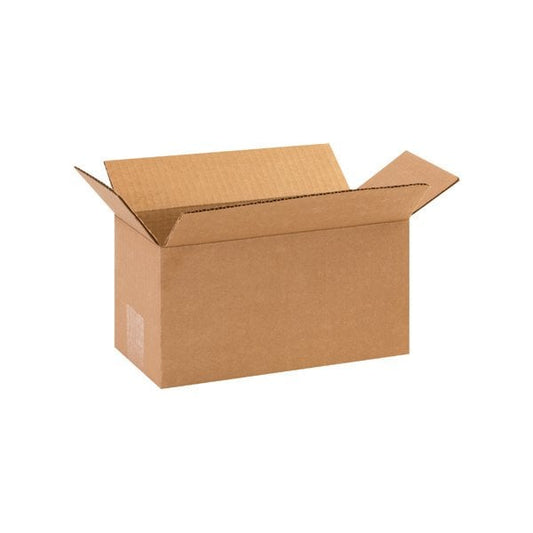 10 x 5 x 5'' Long Corrugated Boxes, 25PK