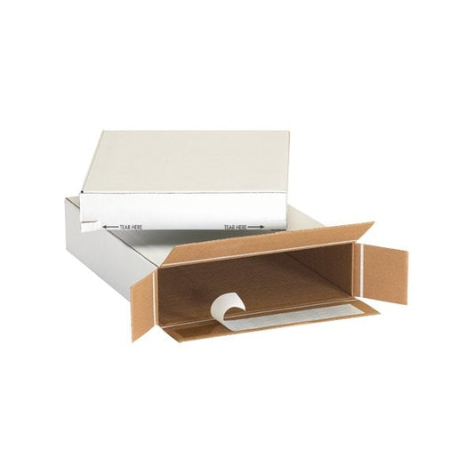 11-1/4 x 3 x 15 1/8'' FOL Self-Seal White, 25PK