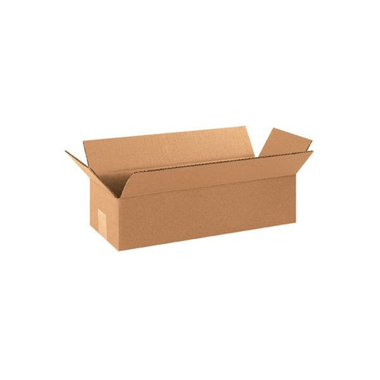 12 x 4 x 4'' Long Corrugated Boxes, 25PK