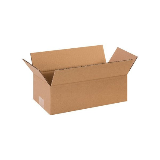 12 x 5 x 4'' Long Corrugated Boxes, 25PK