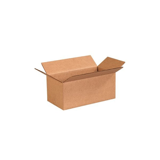 10 x 5 x 4'' Long Corrugated Boxes, 25PK