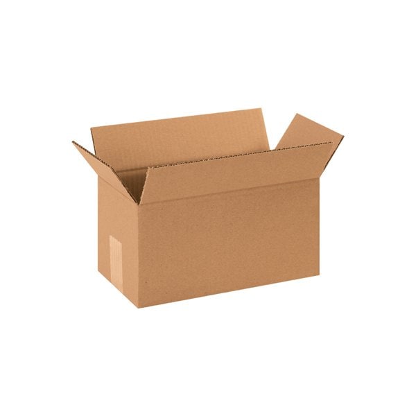 12 x 6 x 6'' Long Corrugated Boxes, 25PK
