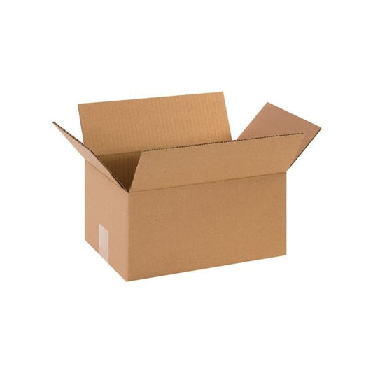 12 x 8 x 6'' Corrugated Boxes, 25PK