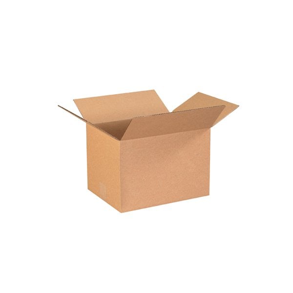 13-1/4 x 10-1/4 x 9'' Corrugated Boxes, 25PK