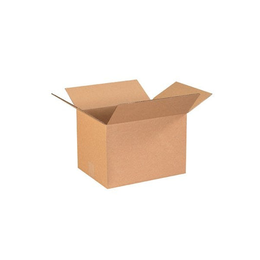 13-1/4 x 10-1/4 x 9'' Corrugated Boxes, 25PK