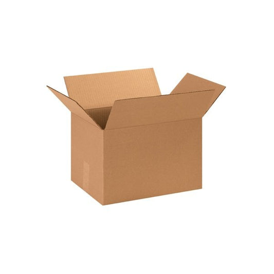 13-3/4 x 10-1/4 x 9 1/8'' Corrugated Boxes, 25PK