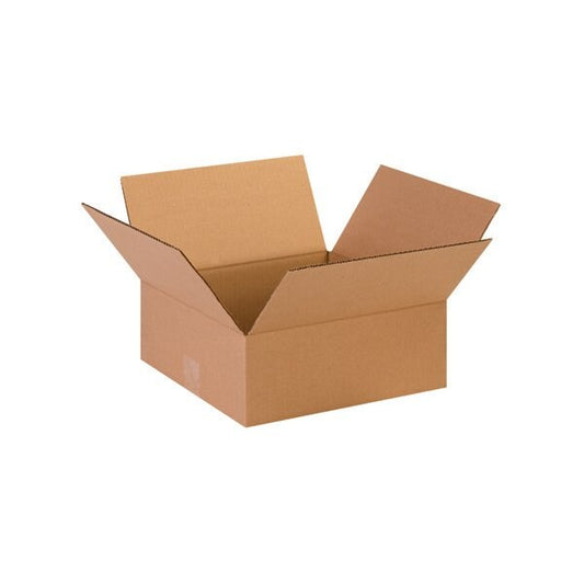 13 x 13 x 5'' Flat Corrugated Boxes, 25PK