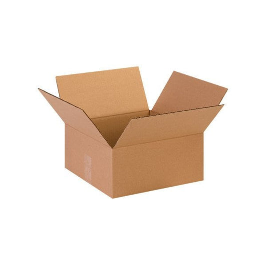 13 x 13 x 6'' Flat Corrugated Boxes, 25PK