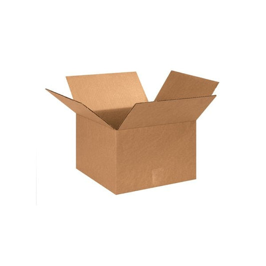 13 x 13 x 9'' Corrugated Boxes, 25PK