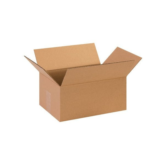 13 x 9 x 6'' Corrugated Boxes, 25PK