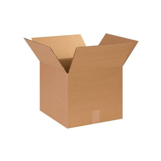 14 x 14 x 12'' Corrugated Boxes, 25PK