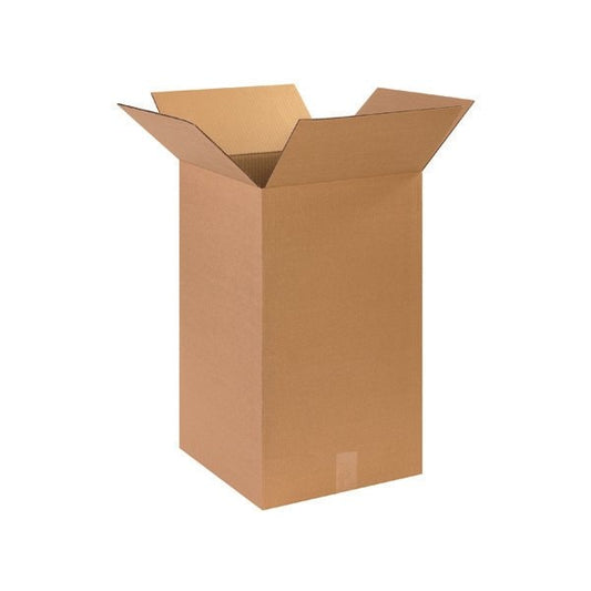 14 x 14 x 24'' Tall Corrugated Boxes, 15PK