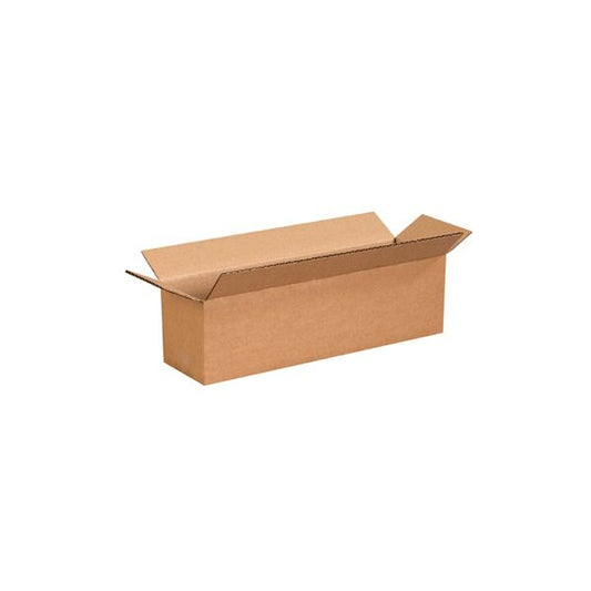 Long Cardboard Corrugated Boxes, 14"L x 3"W x 3"H, Kraft