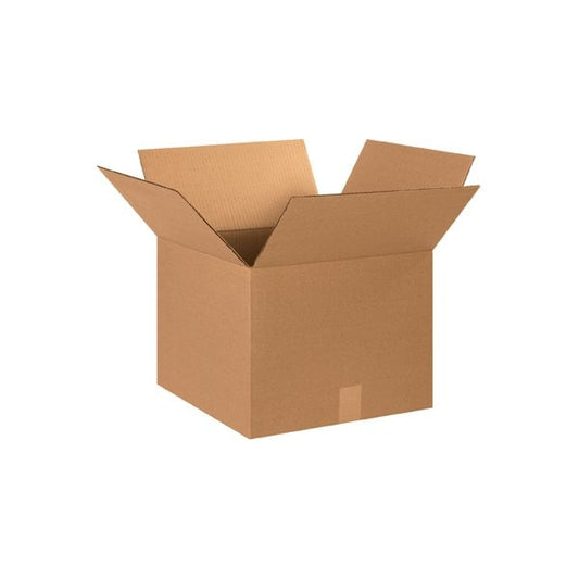 15 x 15 x 12'' Corrugated Boxes, 25PK