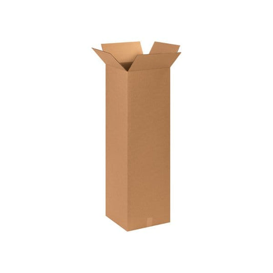 15 x 15 x 48'' Tall Corrugated Boxes, 10PK
